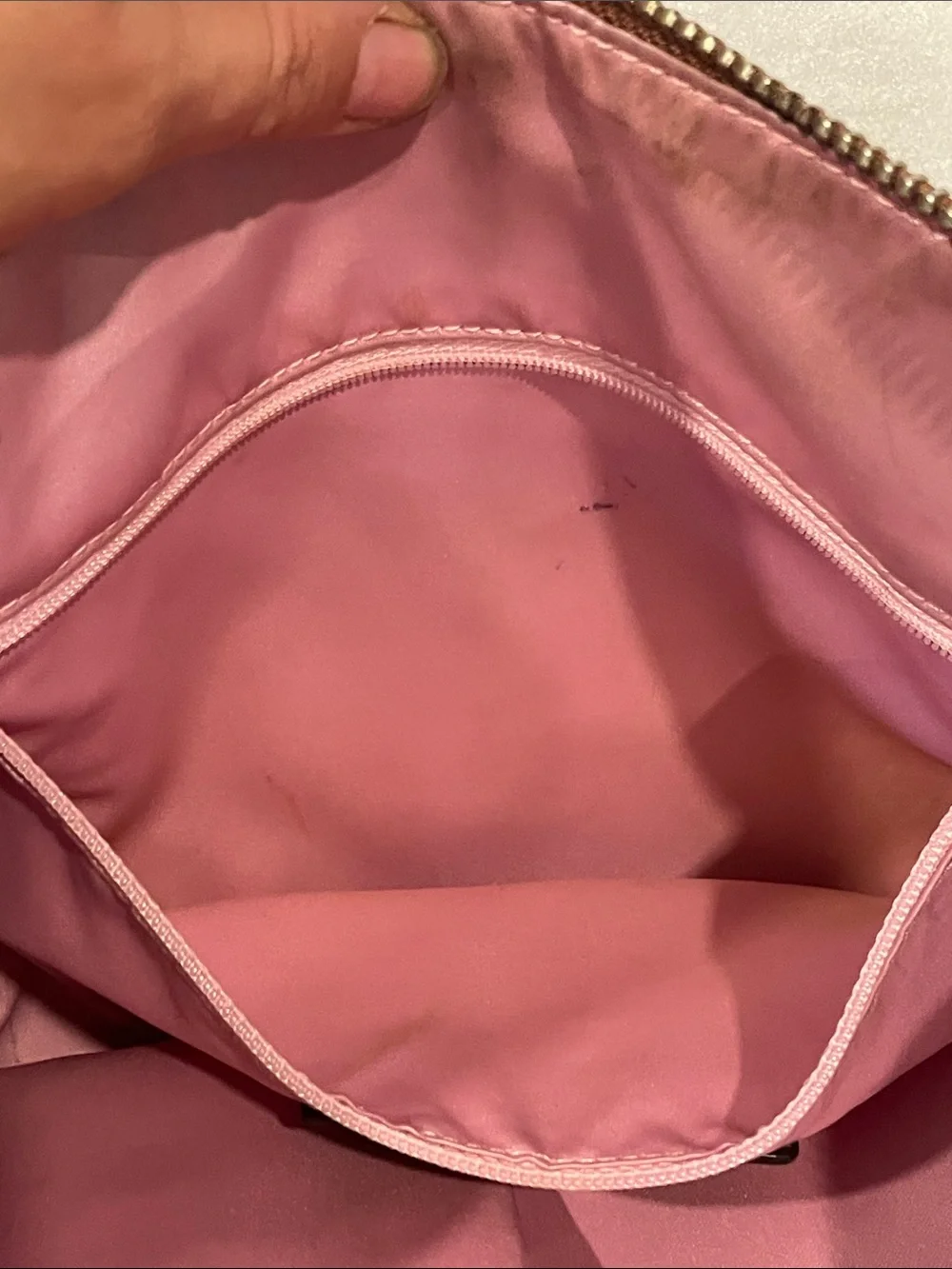 Y2K Coach Brown Leather Shoulder Hobo Bag with Chain Charm